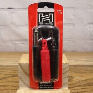 Hosa YPP-117 Breakout 1/4" TRS To Dual 1/4" TSF Adapter